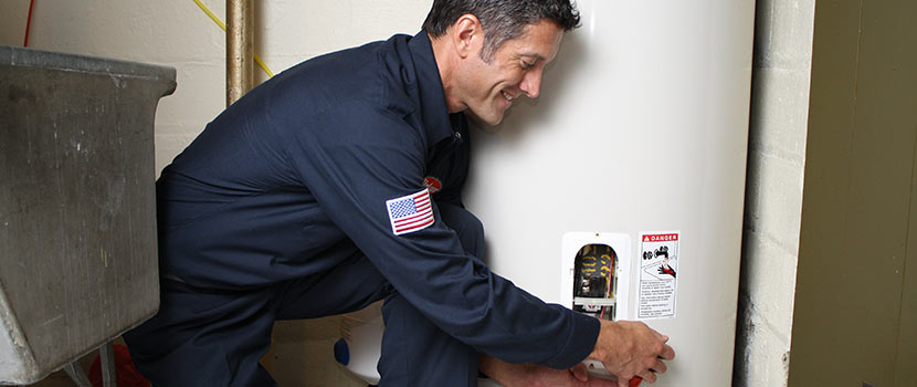 Jack is one of our Northglenn water heater repair experts and is fixing an unit